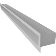 Решётка вентиляционная TUNEL белый 6х100