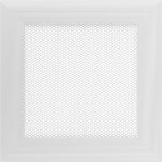 Решётка вентиляционная OSCAR белая 17x17