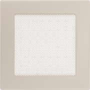 Решётка вентиляционная Кремовая 17x17