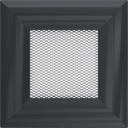 Решётка вентиляционная OSCAR графитовая 11x11