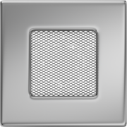 Решётка вентиляционная Никелированная 11x11