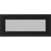 Решётка вентиляционная OSCAR чёрная 11x24
