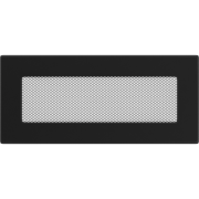 Решётка вентиляционная Чёрная 11x24