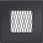 Решётка вентиляционная Графитовая 11x11