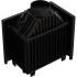 Топка чугунная Kratki SIMPLE 8 MS LBS Топка чугунная Kratki SIMPLE 8 MS LBS