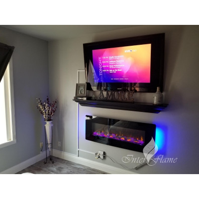 Электроочаг Interflame RELAX 48 GLX с разноцветной подсветкой Электроочаг Interflame RELAX 48 GLX с разноцветной подсветкой